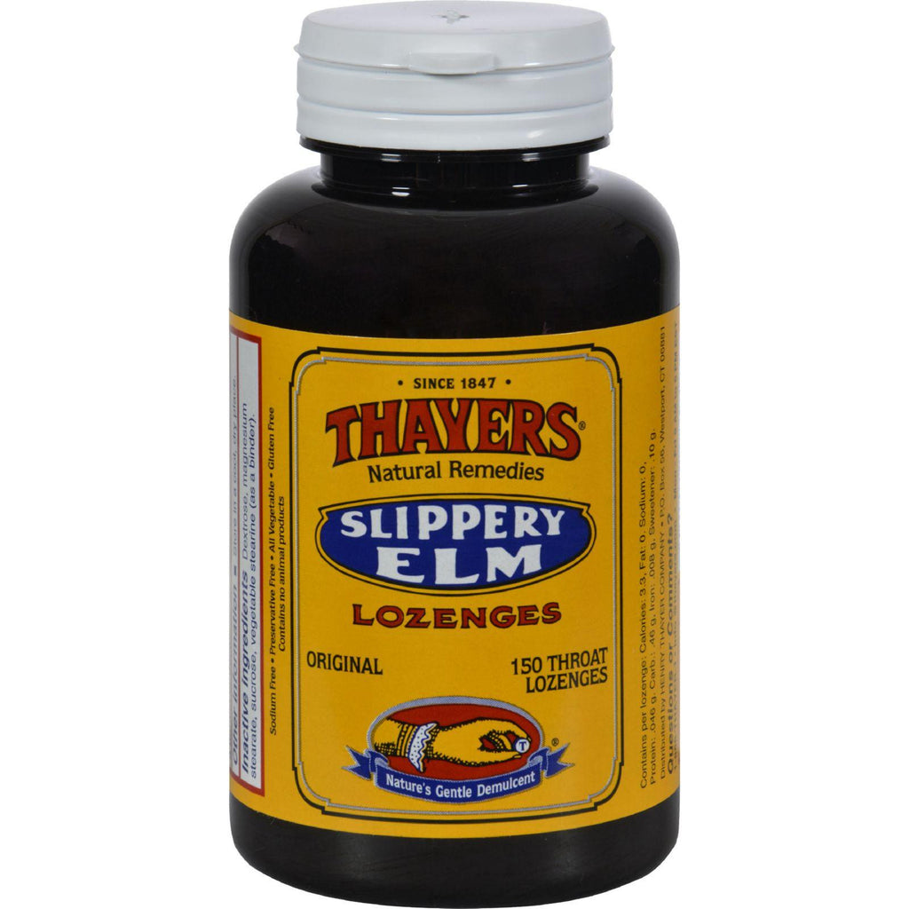 Thayers Slippery Elm Lozenges Original - 150 Mg - 150 Lozenges