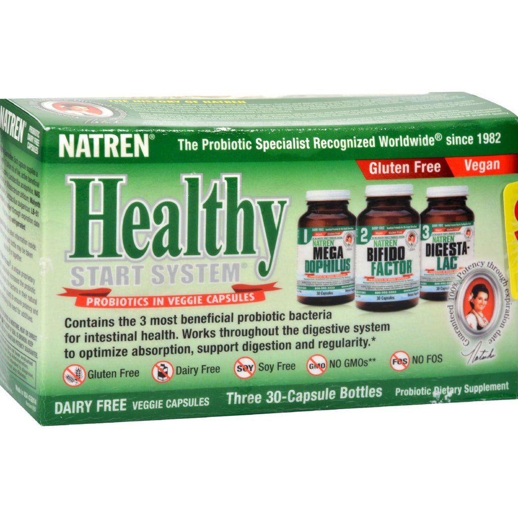 Natren Healthy Start System Dairy Free - 3 Bottles