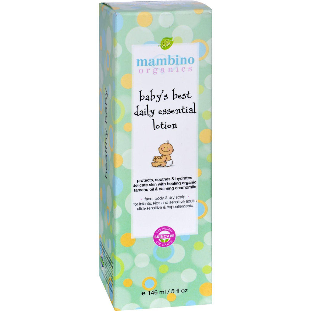 Mambino Organics Lotion - Baby's Best - Daily Essential - 5 Fl Oz