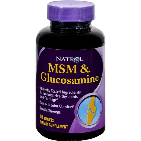 Natrol Msm And Glucosamine Double Strength - 90 Tablets