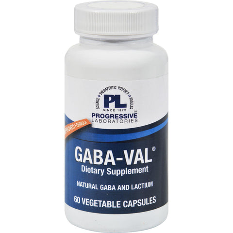 Progressive Laboratories Inc. Gaba-val - 60 Caps