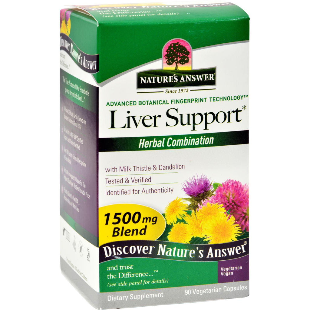 Nature's Answer Liver Support - 90 Vegetarian Capsules
