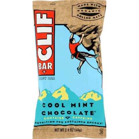 Clif Bar - Organic Cool Mint Chocolate - Case Of 12 - 2.4 Oz