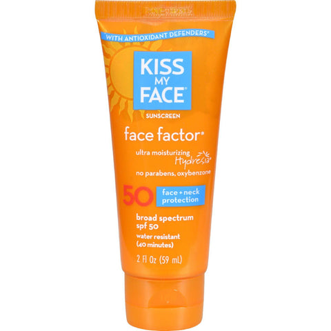 Kiss My Face Sunscreen Face Factor Spf 50 - 2 Fl Oz
