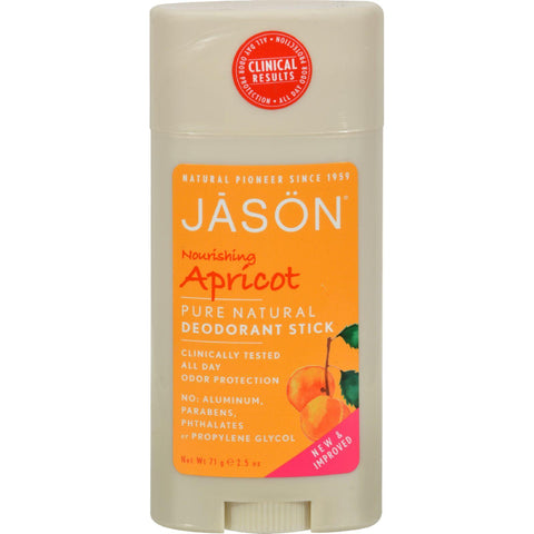 Jason Deodorant Stick Nourishing Apricot - 2.5 Oz