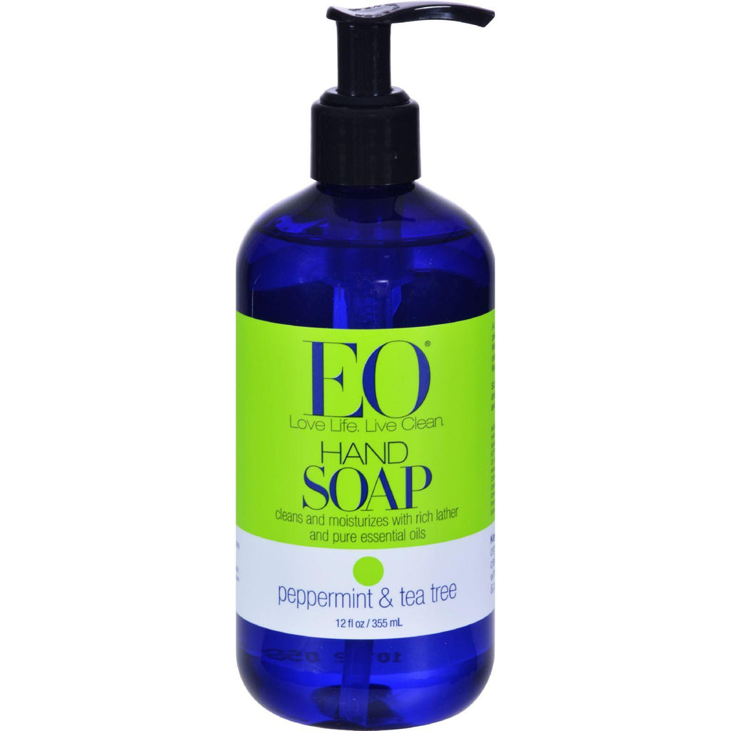 Eo Products Liquid Hand Soap Peppermint And Tea Tree - 12 Fl Oz