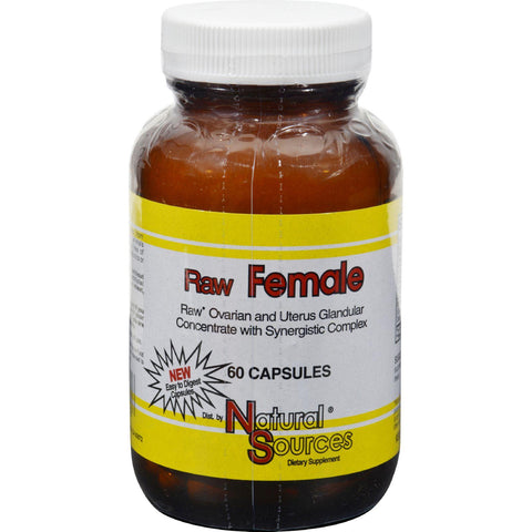 Natural Sources Raw Female - 60 Capsules