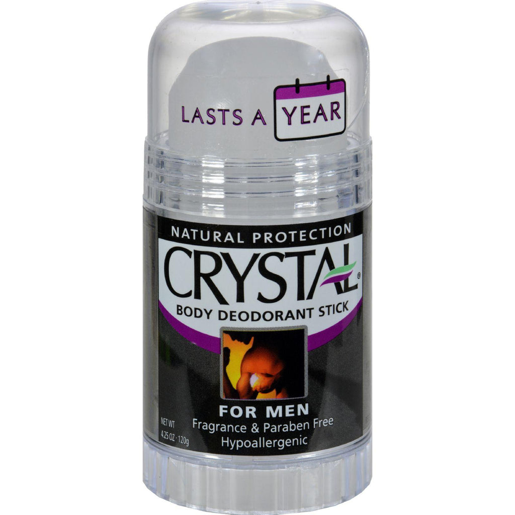 Crystal Body Deodorant Stick For Men - 4.25 Oz