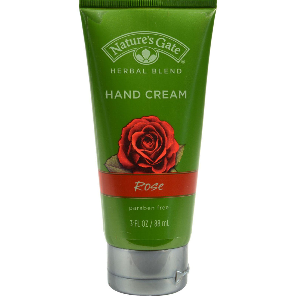 Nature's Gate Hand Cream Rose - 3 Fl Oz