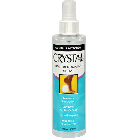 Crystal Foot Deodorant Spray - 8 Fl Oz