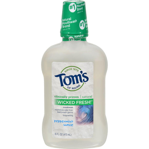Tom's Of Maine Wicked Pepermint Mouthwash - 16 Oz