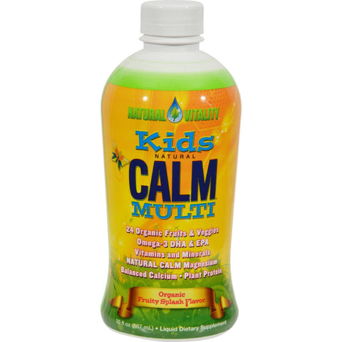 Natural Vitality Kid's Natural Calm Multi Fruity Splash - 30 Fl Oz