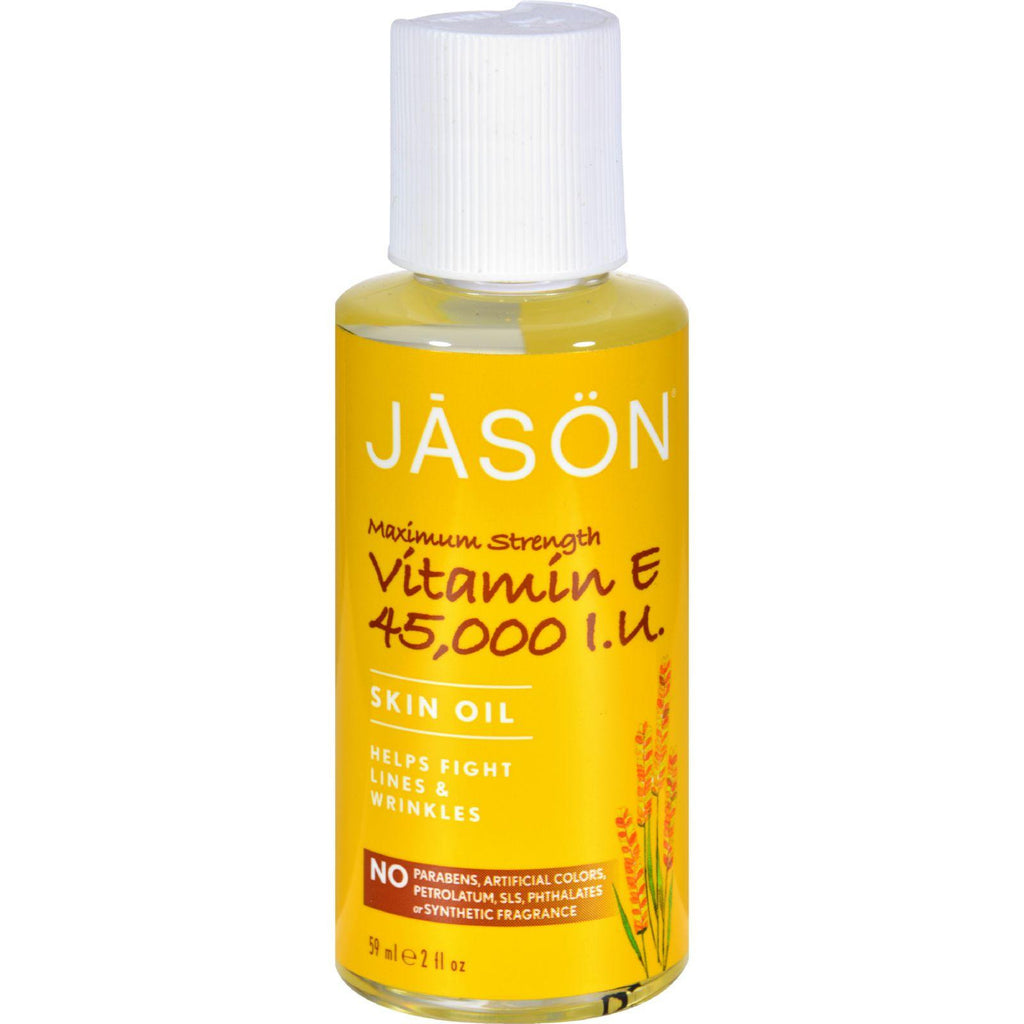 Jason Vitamin E Pure Natural Skin Oil Maximum Strength - 45000 Iu - 2 Fl Oz