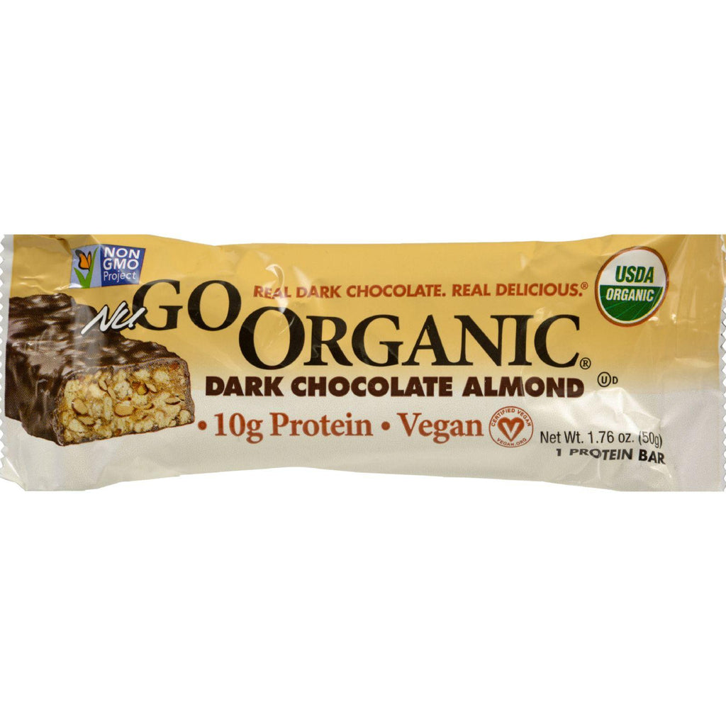 Nugo Nutrition Bar - Organic Dark Chocolate Almond - 1.76 Oz - Case Of 12