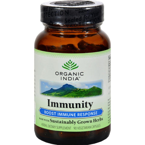 Organic India Immunity Boost Immune Response - 90 Vegetarian Capsules