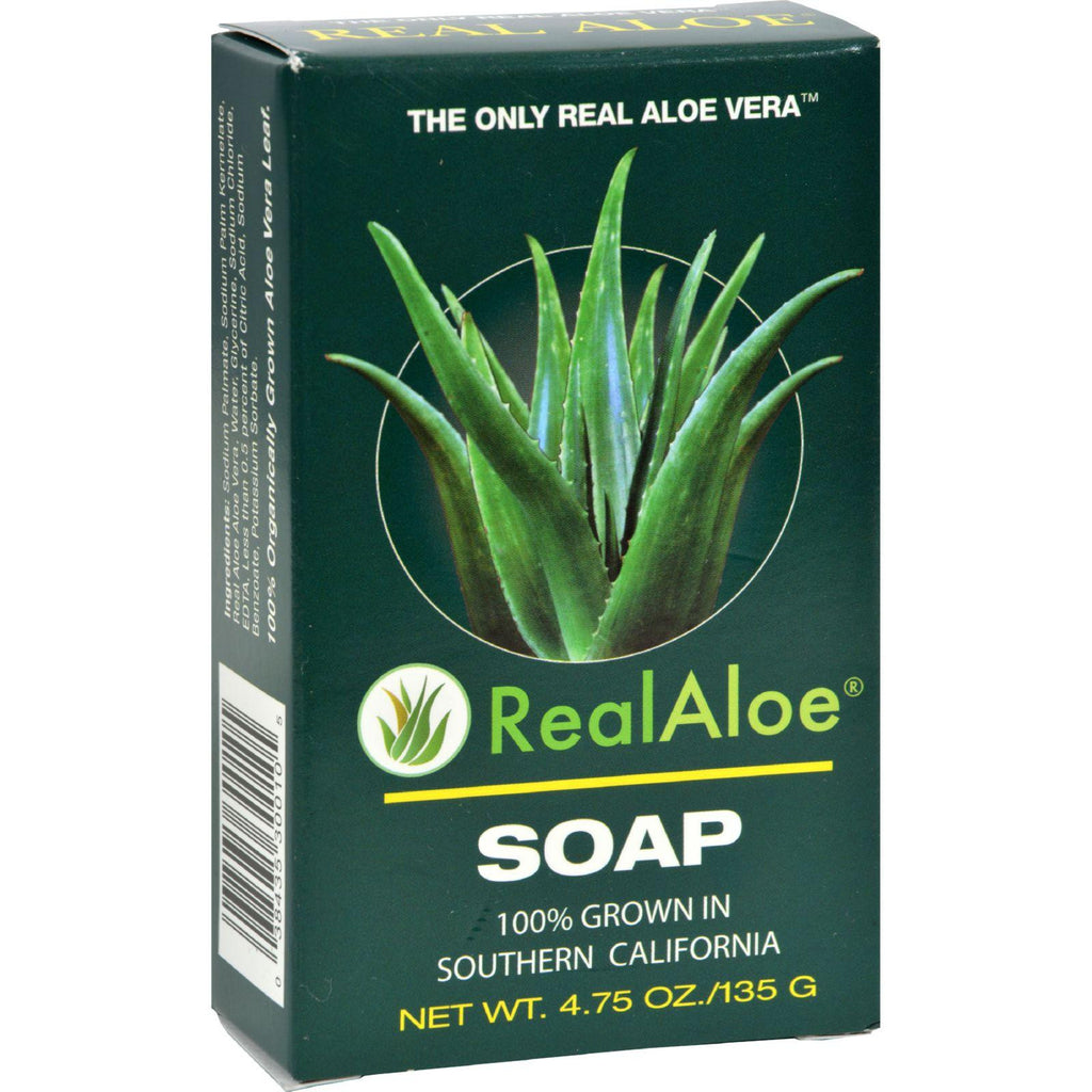 Real Aloe Aloe Vera Bar Soap - 4.75 Oz