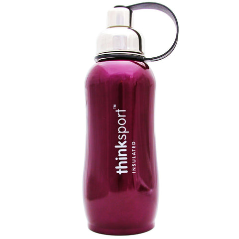 Thinksport Stainless Steel Sports Bottle - Purple - 25 Oz