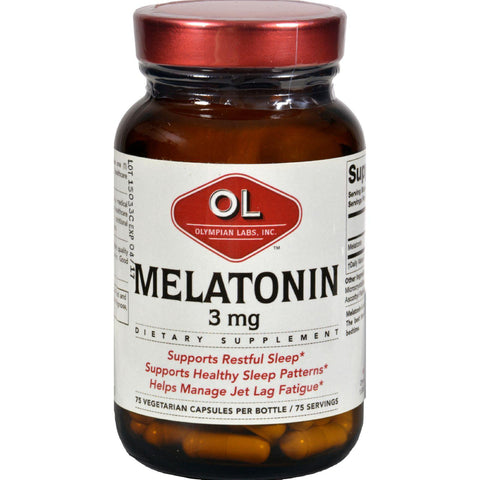 Olympian Labs Melatonin - 3 Mg - 75 Capsules