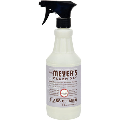 Mrs. Meyer's Glass Cleaner - Lavender - Case Of 6 - 24 Oz