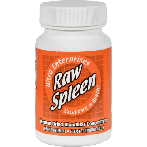 Ultra Glandulars Raw Spleen - 200 Mg - 60 Tablets