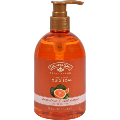 Nature's Gate Organics Liquid Soap Grapefruit And Wild Ginger - 12 Fl Oz