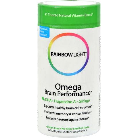 Rainbow Light Omega Brain Performance - 60 Softgels