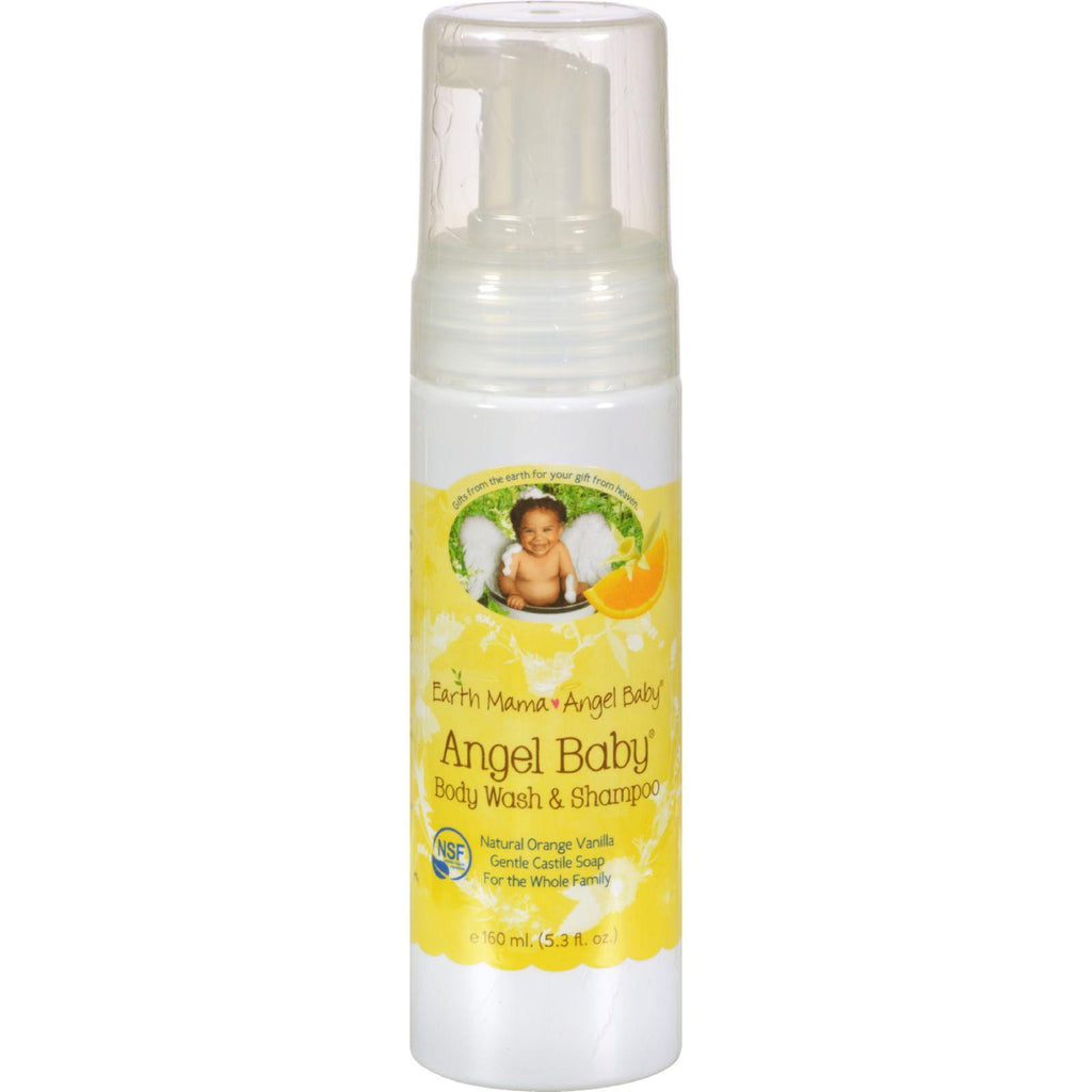 Earth Mama Angel Baby Shampoo And Body Wash - 5.3 Fl Oz