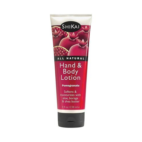 Shikai All Natural Hand And Body Lotion Pomegranate - 8 Fl Oz