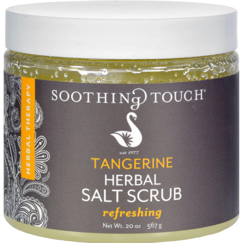 Soothing Touch Salt Scrub - Tangerine - 20 Oz