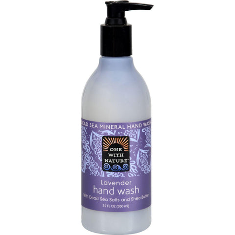 One With Nature Dead Sea Mineral Restorative Hand Wash Lavender - 12 Fl Oz