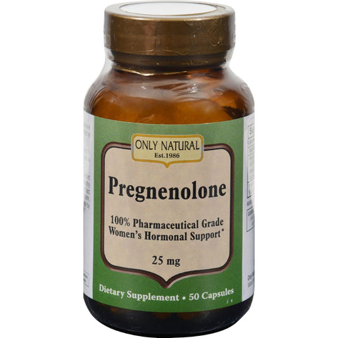 Only Natural Pregnenolone - 25 Mg - 50 Capsules