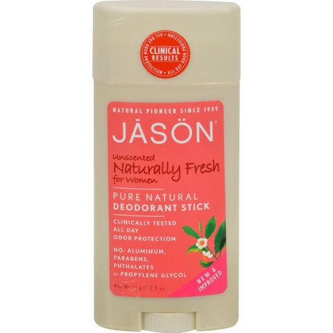 Jason Deodorant Stick For Women Naturally Fresh - 2.5 Oz