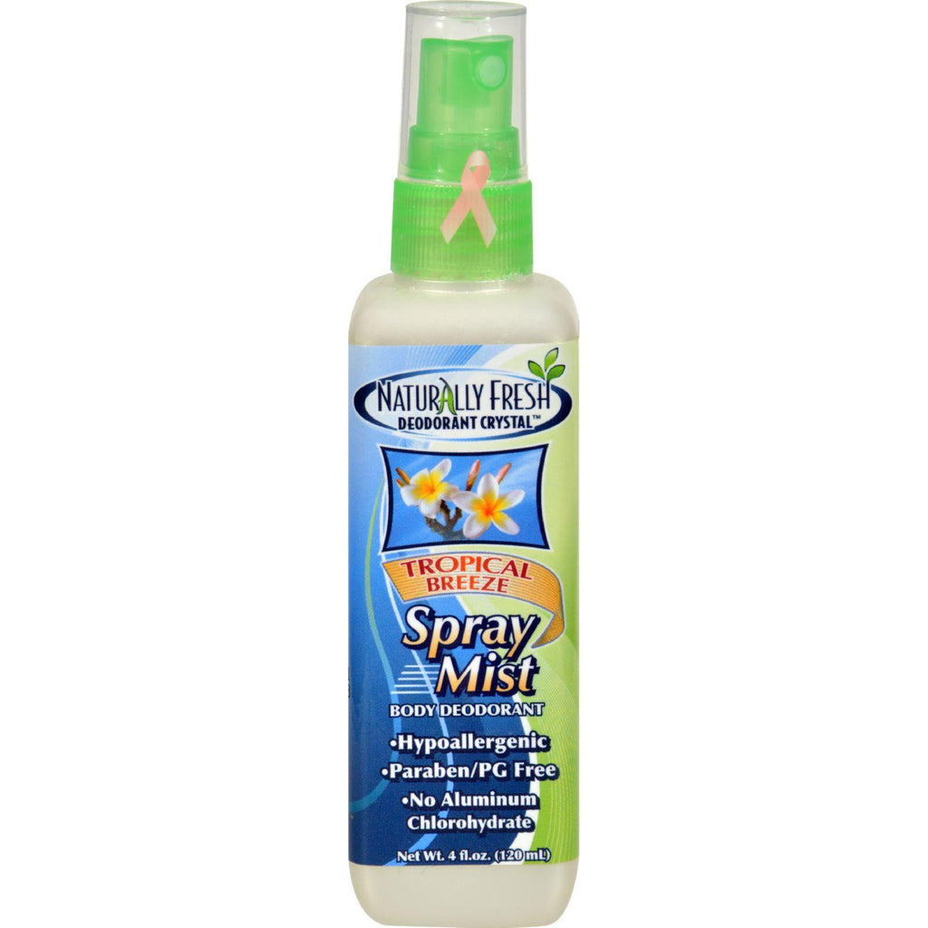 Naturally Fresh Spray Mist Body Deodorant Tropical Breeze - 4 Fl Oz