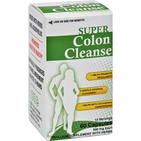 Health Plus Super Colon Cleanse - 60 Capsules