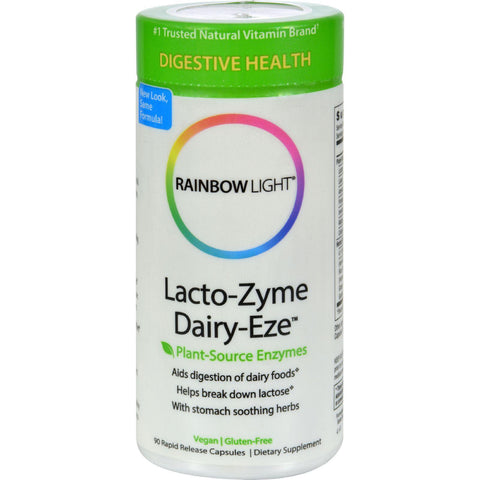 Rainbow Light Lacto-zyme Dairy-eze - 90 Vegetarian Capsules