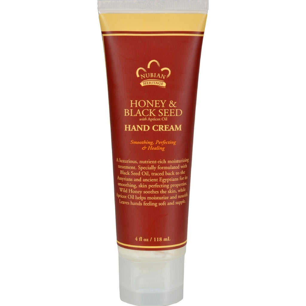 Nubian Heritage Hand Cream Honey And Black Seed - 4 Oz