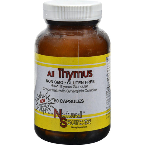 Natural Sources All Thymus - 60 Capsules