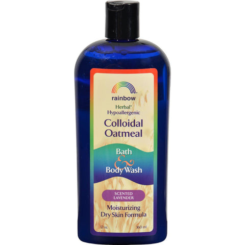 Rainbow Research Colloidal Oatmeal Bath And Body Wash Lavender - 12 Fl Oz