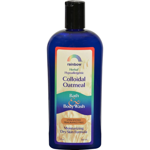 Rainbow Research Colloidal Oatmeal Bath And Body Wash - Fragrance Free - 12 Oz