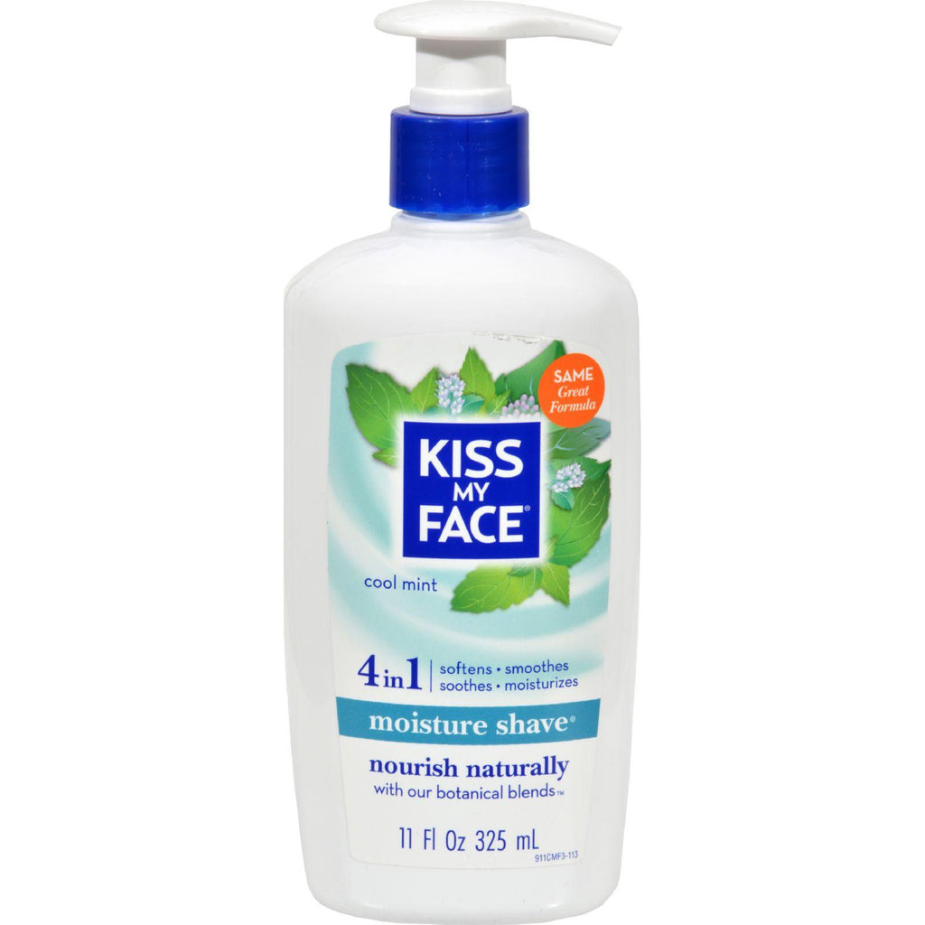 Kiss My Face Moisture Shave Cool Mint - 11 Fl Oz