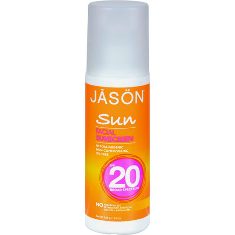 Jason Sunbrellas Natural Facial Sunblock Spf 20 - 4.5 Fl Oz