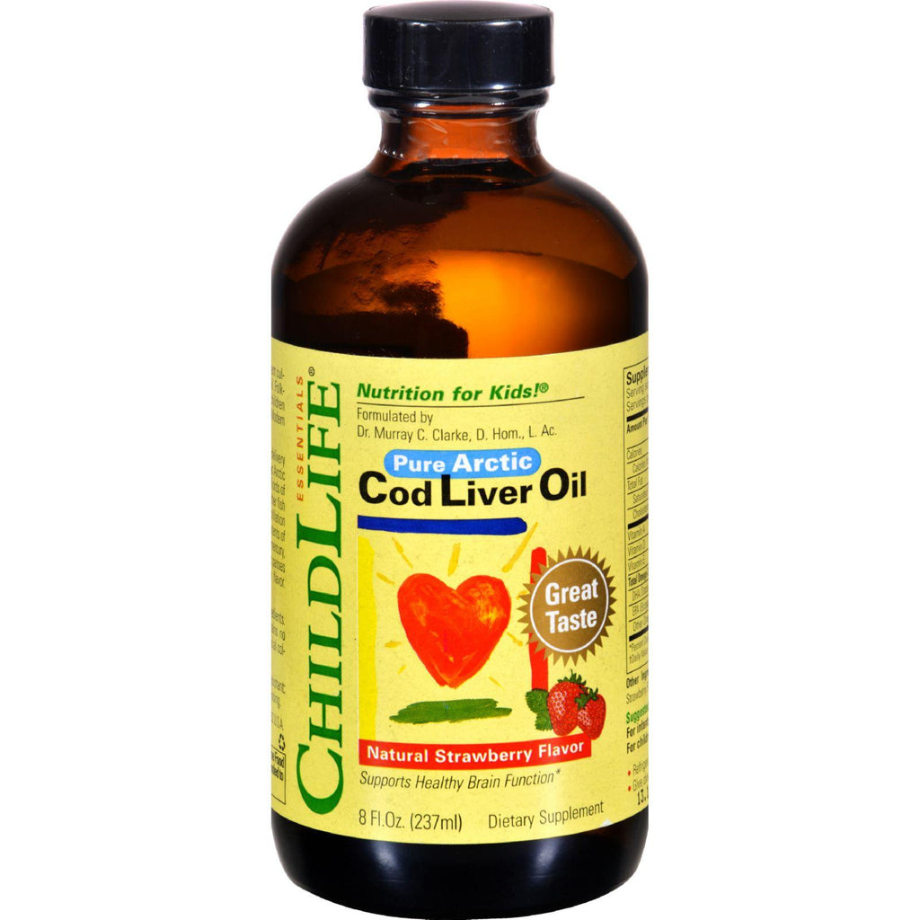 Childlife Cod Liver Oil Strawberry - 8 Fl Oz