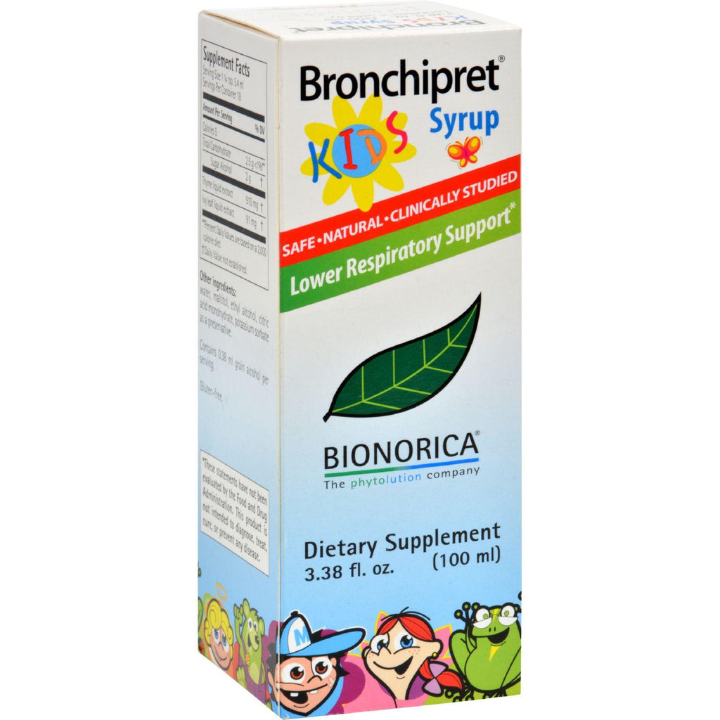 Sinupret Bronchipret Syrup For Kids - 3.38 Fl Oz