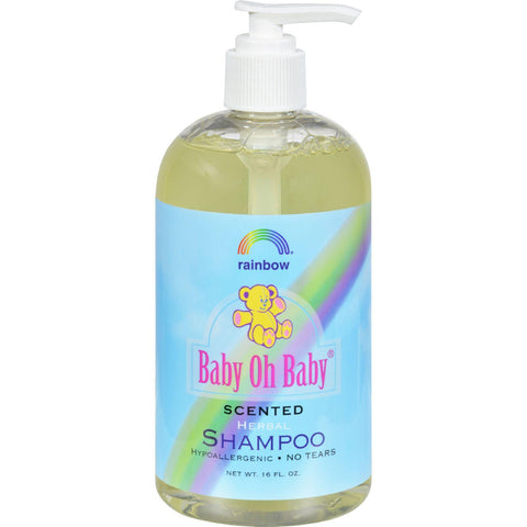 Rainbow Research Shampoo - Organic Herbal - Baby - Scented - 16 Fl Oz