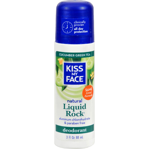 Kiss My Face Liquid Deodorant - Rock On Cucumber - 3 Oz