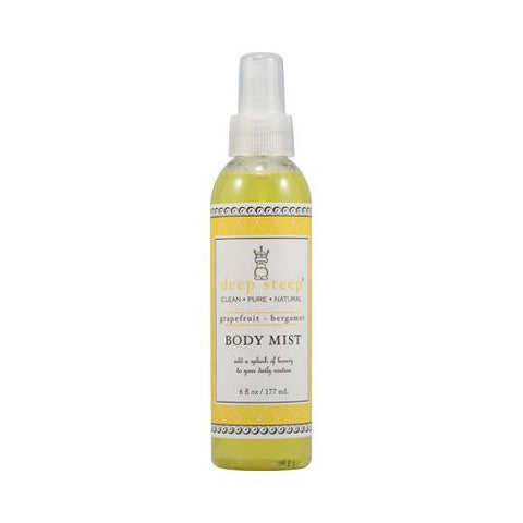 Deep Steep Body Mist Grapefruit Bergamot - 6 Fl Oz