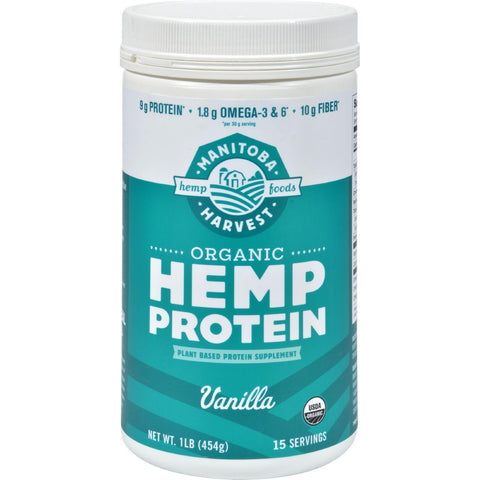 Manitoba Harvest Organic Hemp Protein Vanilla - 16 Oz