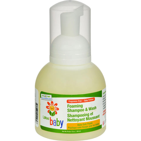 Lafe's Natural And Organic Baby Foaming Shampoo And Wash - 12 Fl Oz