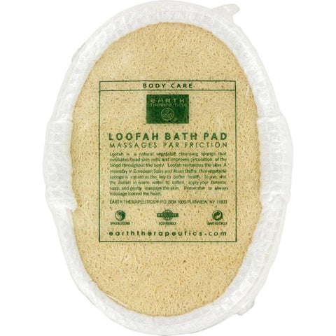 Earth Therapeutics Loofah Bath Pad - 1 Pad