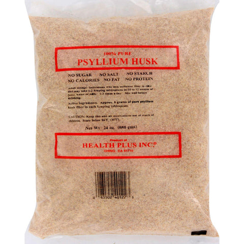 Health Plus Pure Psyllium Husk - 24 Oz